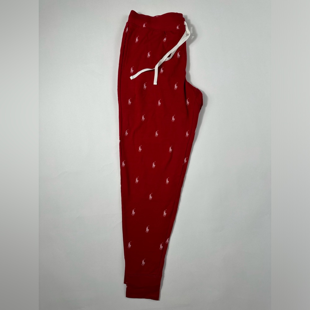Polo Ralph Lauren Red Pony Logo Jogger Pajama Bottoms - Women’s S - NWT